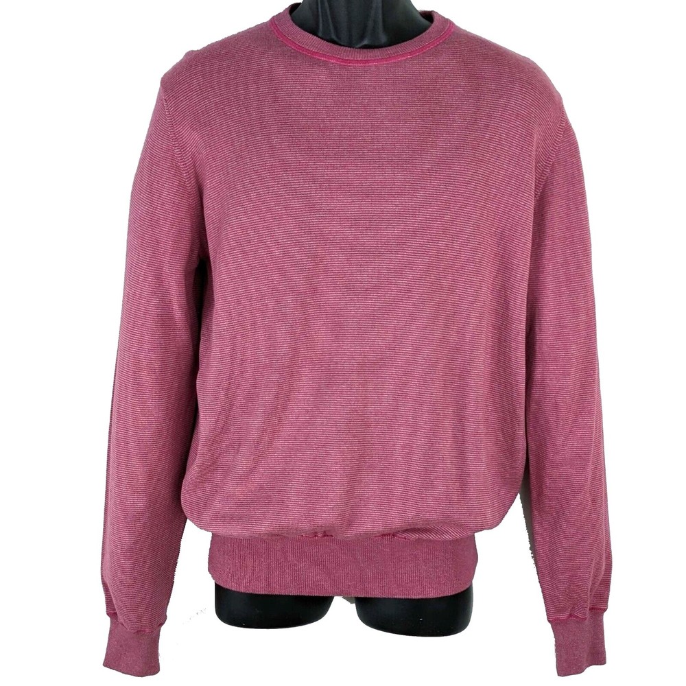 Codice 100% Cotton Pink Crew Neck Pullover Sweater EU Size 52 / US Size XL